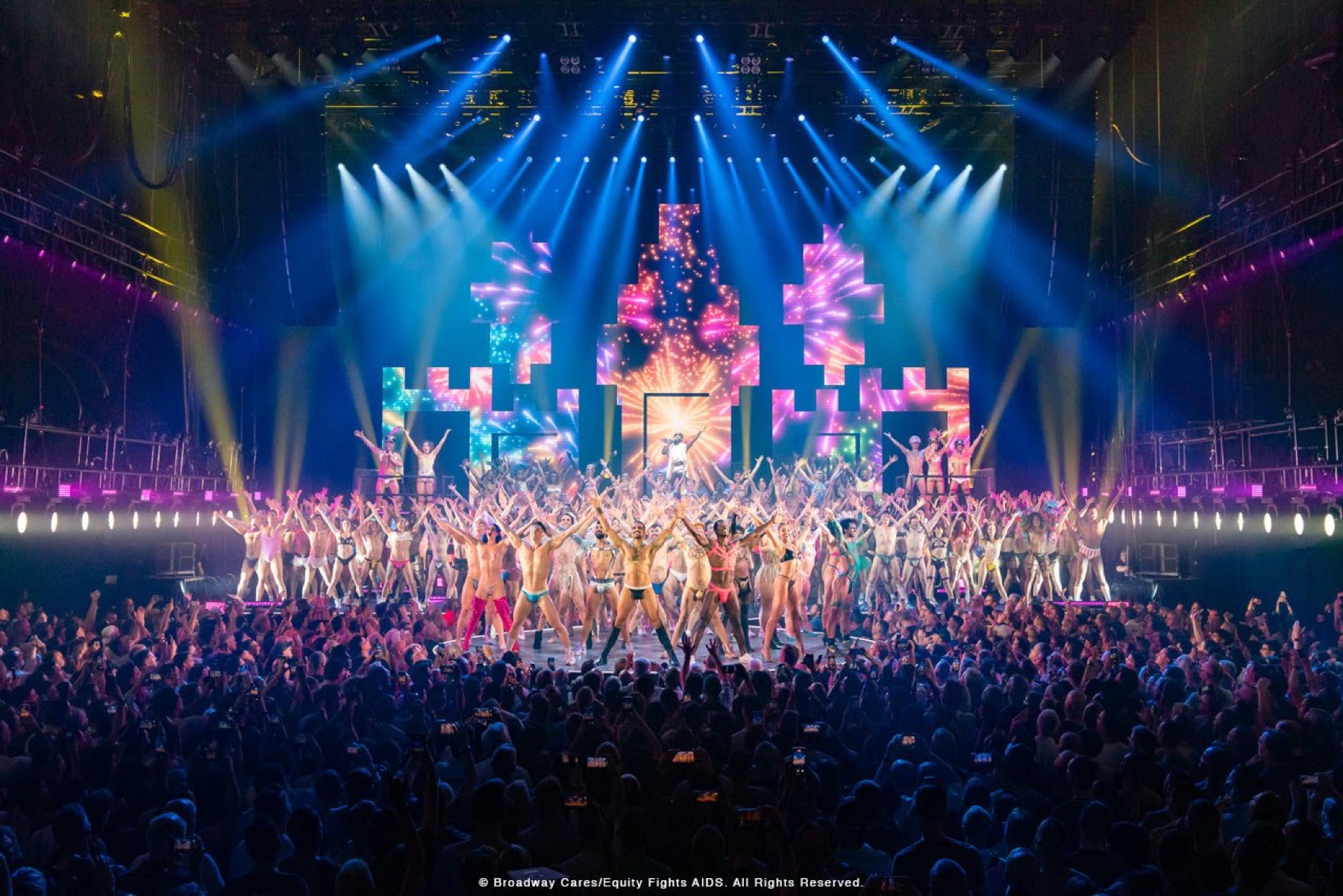 Broadway Bares 2023 ensemble